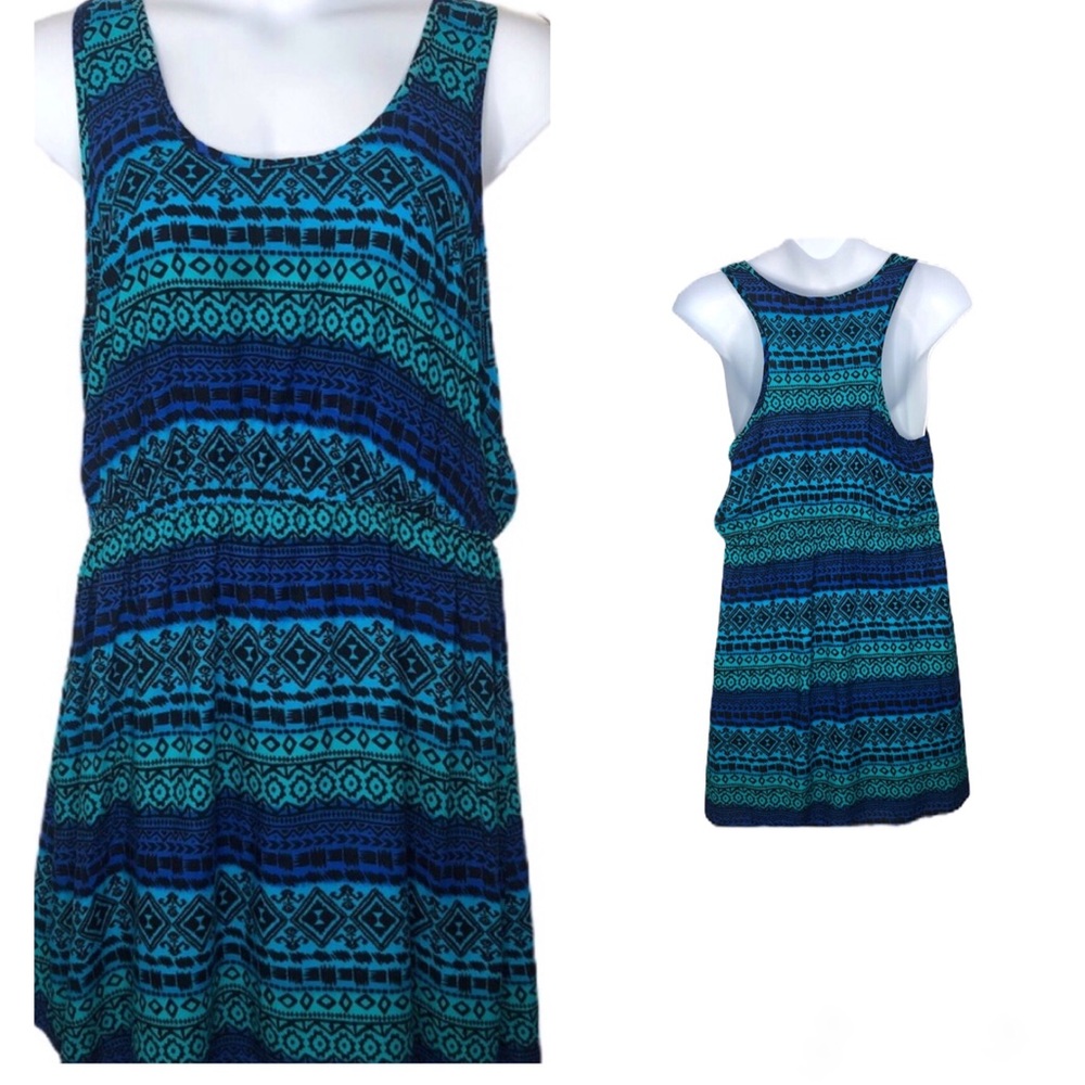 Mix&Co 2X Rayon Racerback Tank Dress